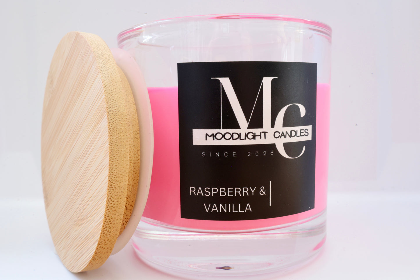Raspberry & Vanilla Soy Wax Candle