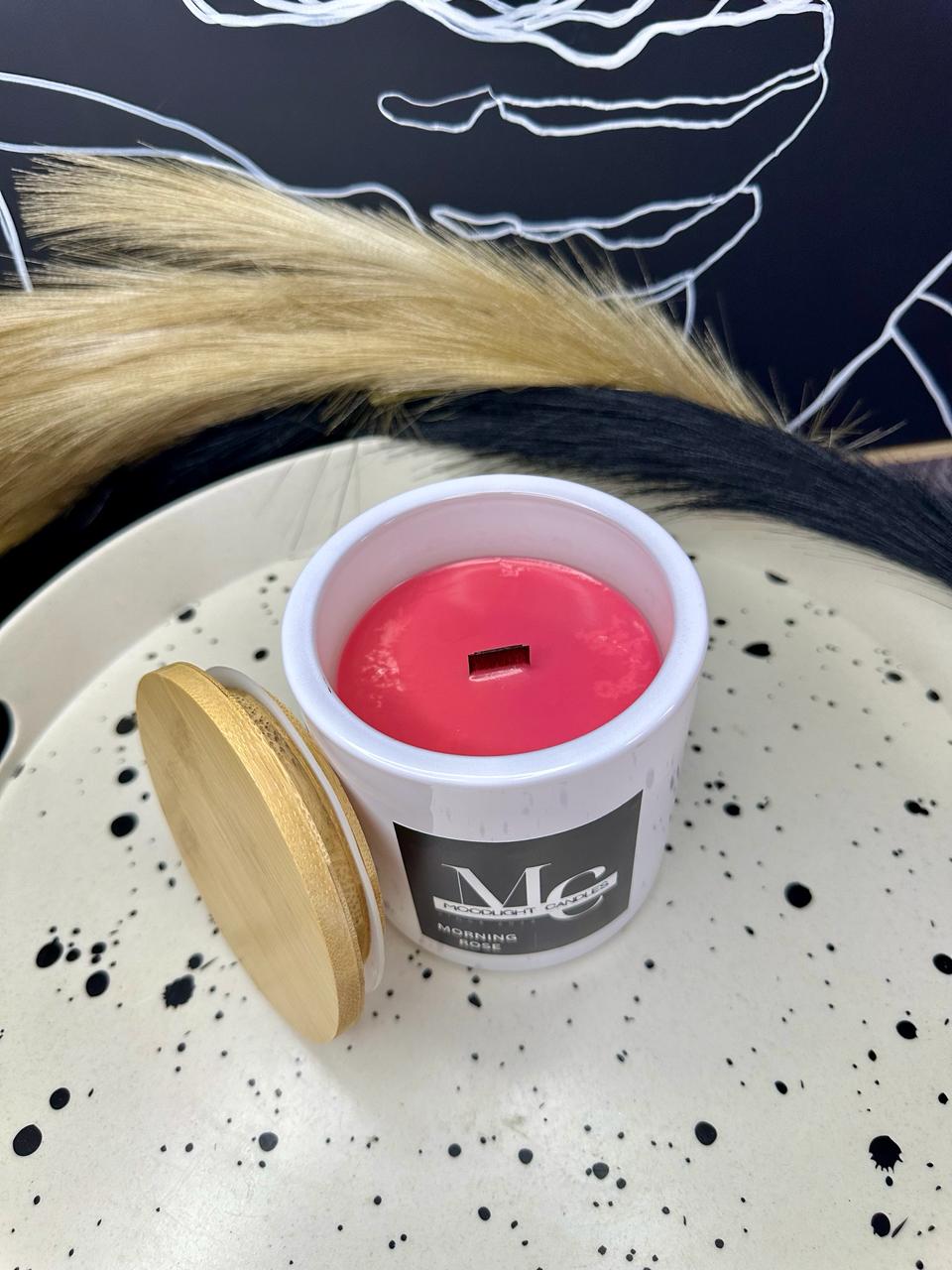 Morning Rose Soy Wax Candle