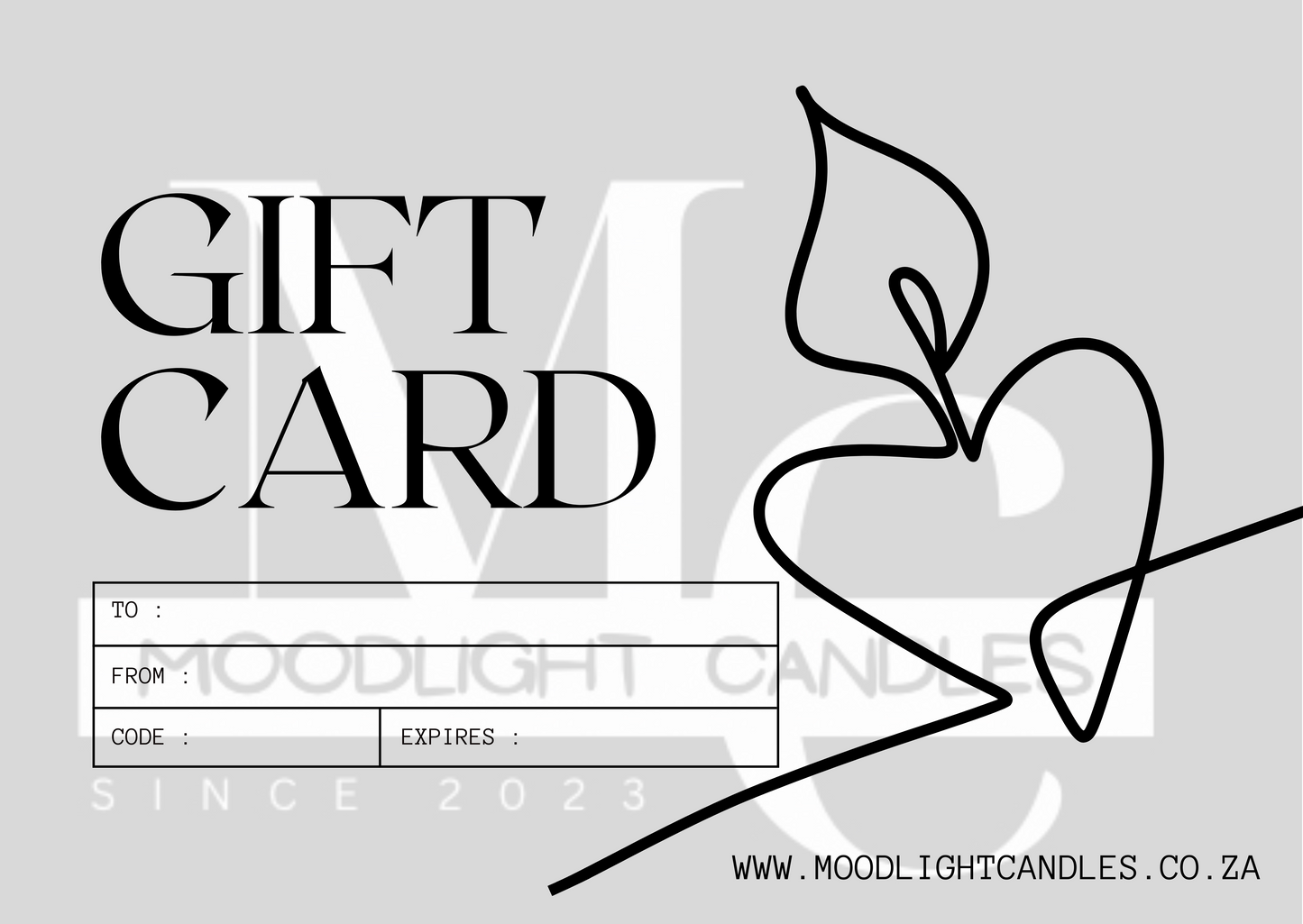 Moodlight Gift Card